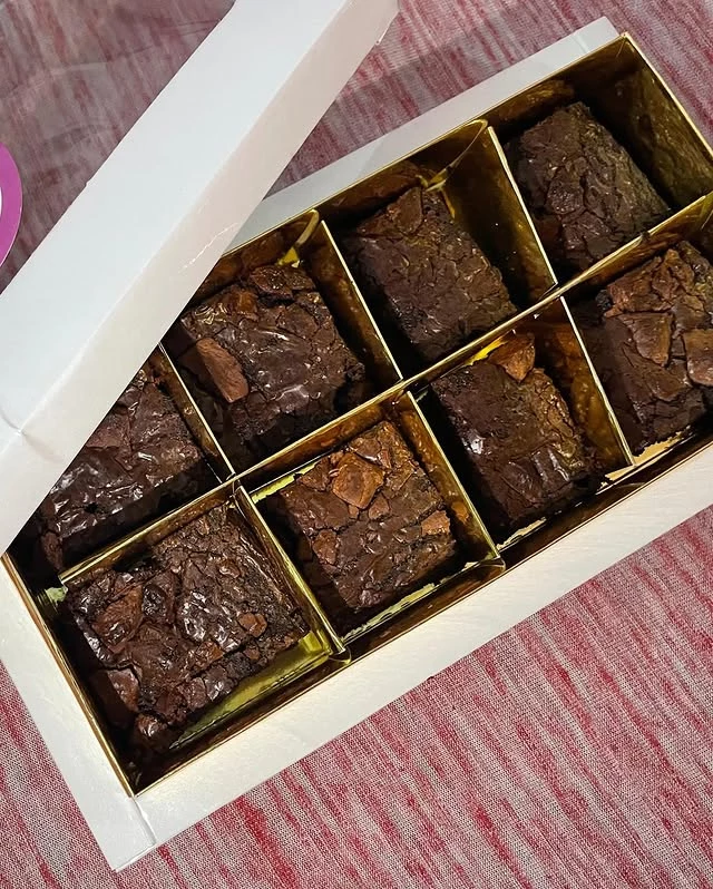 Decadent chocolate fudge brownies collection perfect for gifting to loved ones - Premium Chocolate Brownies Karachi By Whisk And Sift